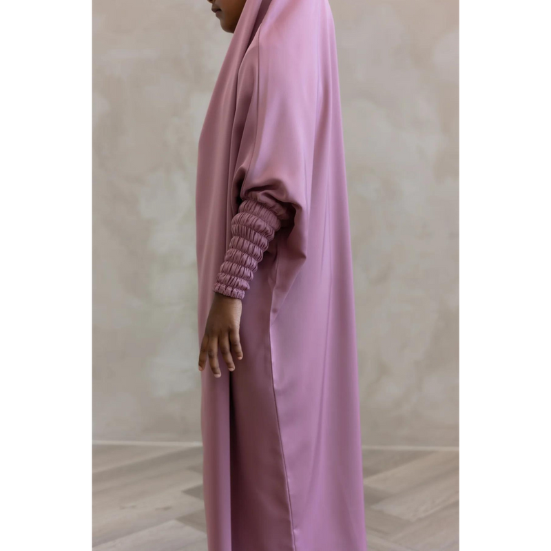 Zaynab Girls Jilbaab Kids Dusty Pink