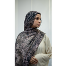 Printed Chiffon Hijab - Pink Prowl (Style 33)