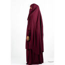 Aisha Two Piece Jilbaab (Maroon)