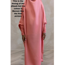 Zaynab Girls Jilbaab Kids (Maroon)