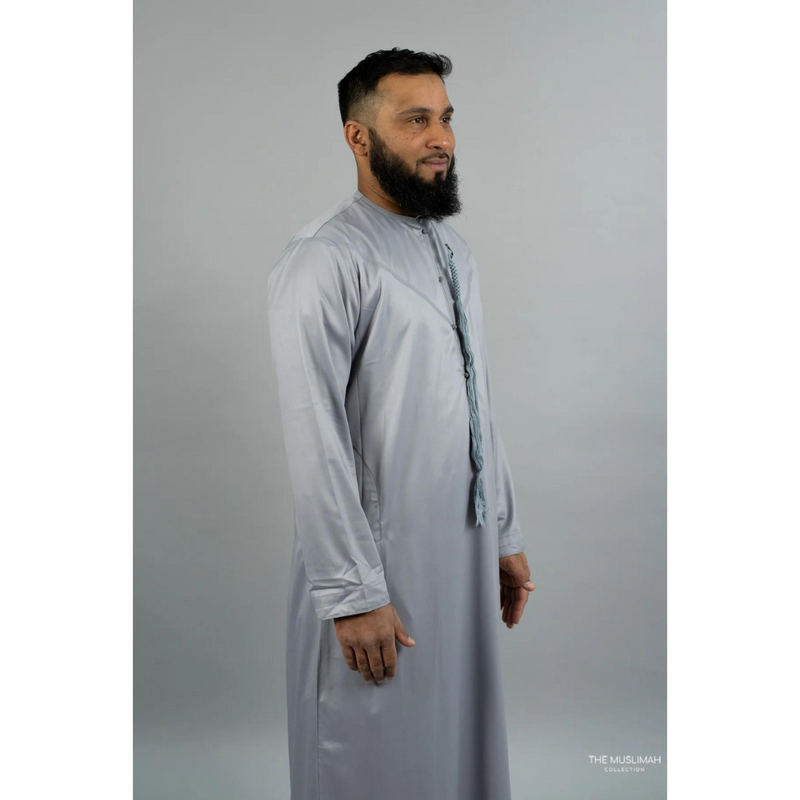 Emirati Thobe Wolf Grey