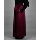 Nida Flowy Skirt - Burgundy