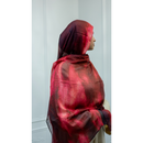 Viscose Modal Hijab MIDI Size (Cranberry Splash)