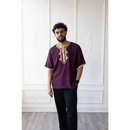 Moroccan T-Shirt (Maroon)