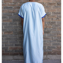 Moroccan Short Sleeve Kids-Boys Thobe (Baby Blue)
