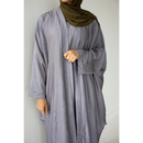 Slip Dress and Loose Fit Abaya (Silver Lining)
