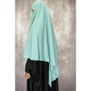 Two in One Niqab Khimar - Arctic Ice (C50)