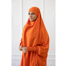 Sale Aisha Two Piece Jilbaab (Tiger Orange)