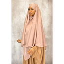 Two in One Niqab Khimar - Bisque (C50)