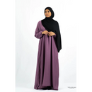 Hafsa Abaya (Dusty Purple Plus Size)