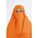 Sale Aisha Two Piece Jilbaab - Summer Orange