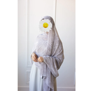 Printed Chiffon Hijab (Lilac Paisley)