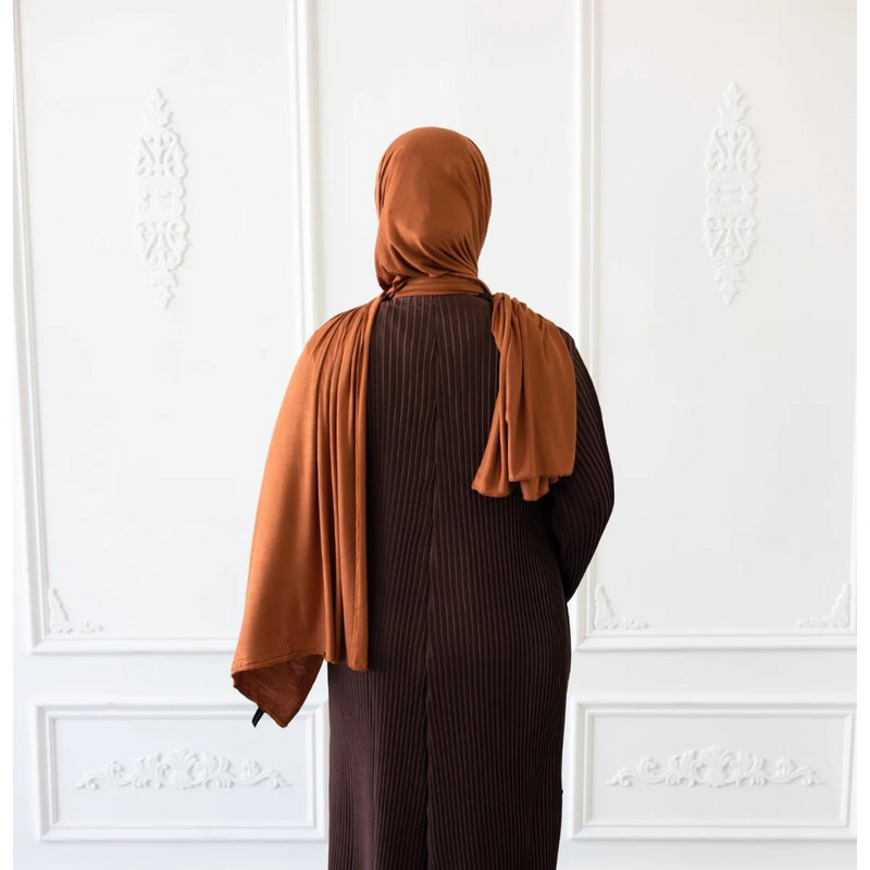 Jersey Hijab - Cinnamon