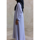 Mini Muslimah Kids Girls Abaya - Wolf Grey (K5)