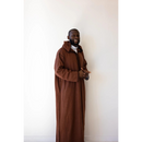 Moroccan Milifa Hoodie - Saddle Brown