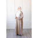 CLEARANCE SALE Linen Embroidered Palm Tree Design (Blush)