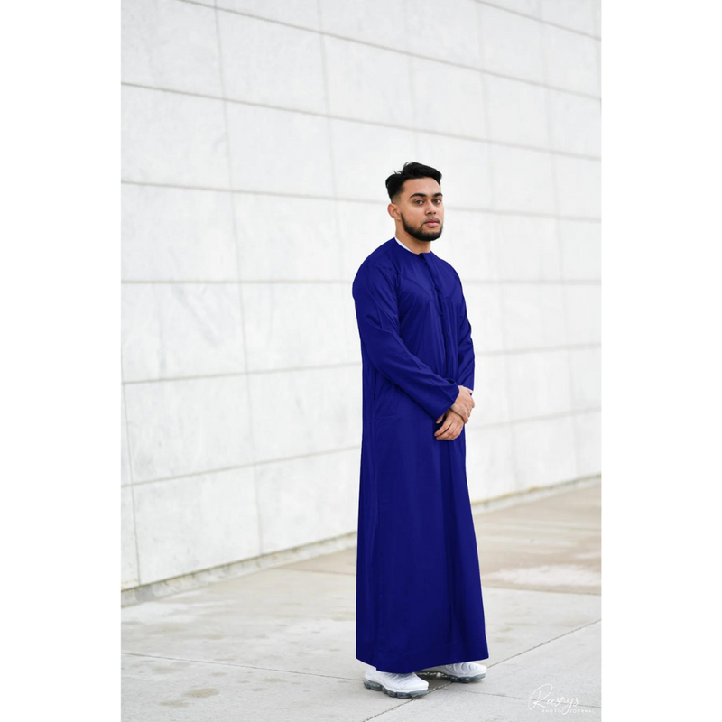 Emirati Thobe - Navy Blue