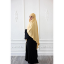 Two in One Niqab Khimar - Shea Butter Cream (C53)