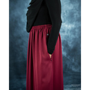 Nida Flowy Skirt - Maroon