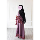 CLEARANCE SALE Ruffle Sleeve Glam Abaya (Cherry Blossom)