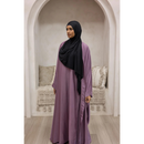 Slip Dress and Loose Fit Abaya (Mauve)