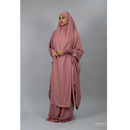 Aisha Two Piece Jilbaab - Nude Pink