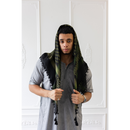 Moss Green and Black Imamah