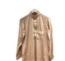 SAMPLE SALE Saudi Collared Thobe Jubbah - Sepia 13
