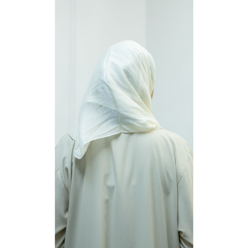 Viscose Modal Hijab MINI Size (White)