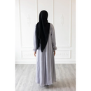 CLEARANCE SALE Sprinkle Puff Sleeve Glam Abaya (Platinum) - 51