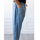 Sunnah Thobe Pants (Steel Blue) Styles May Vary.