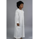 Mini Muslim Kids-Boys Thobe (White)