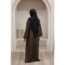 Luxury Linen Abaya (Toasted Oak)