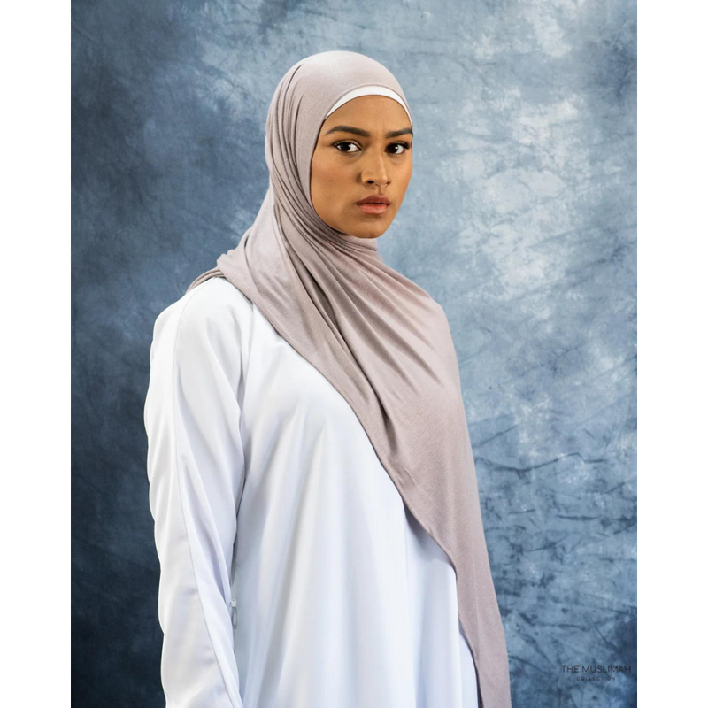 Jersey Hijab - Light Mink