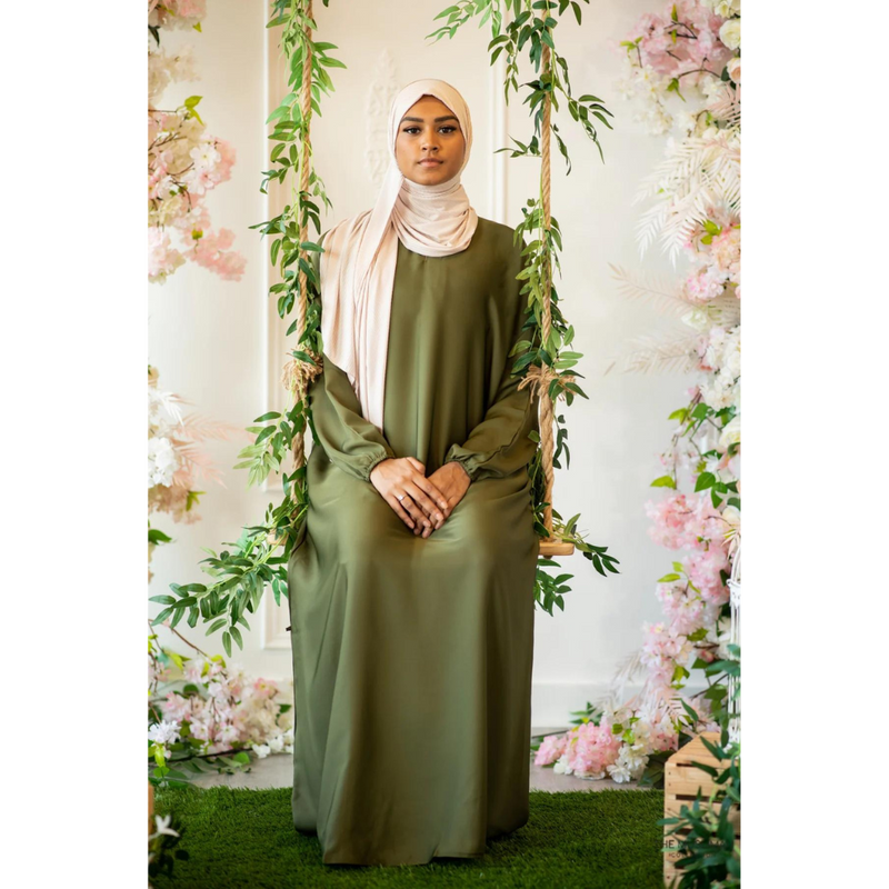 Hafsa Abaya Sage Green