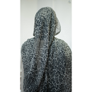 SOLD OUT Printed Chiffon Hijab - Jaguar Noir (Style 21)
