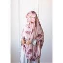 Printed Chiffon Hijab - Carnation