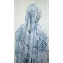 SOLD OUT Printed Chiffon Hijab - Blue Mosaic (Style 37)