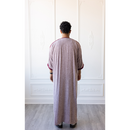 Moroccan 3/4 Sleeve Thobe (Dust Storm)