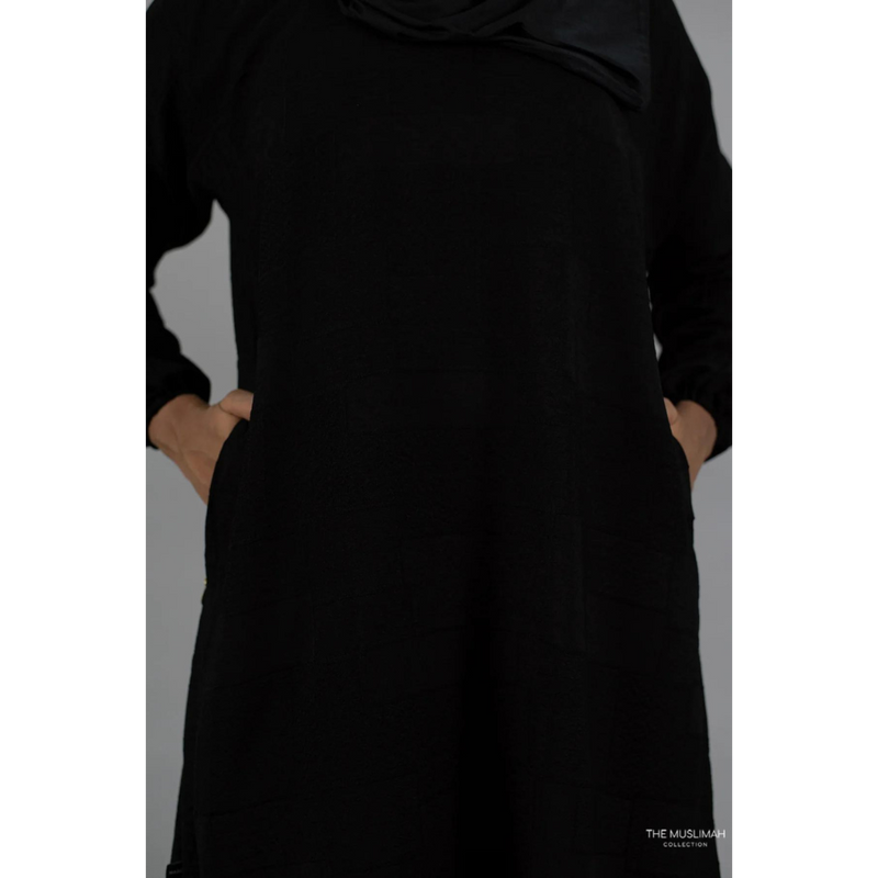 CLEARANCE Sample Sale - Basketweave Textured Abaya