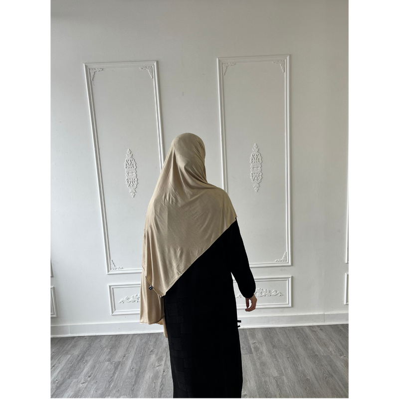 Warm Ivory Jersey Hijab