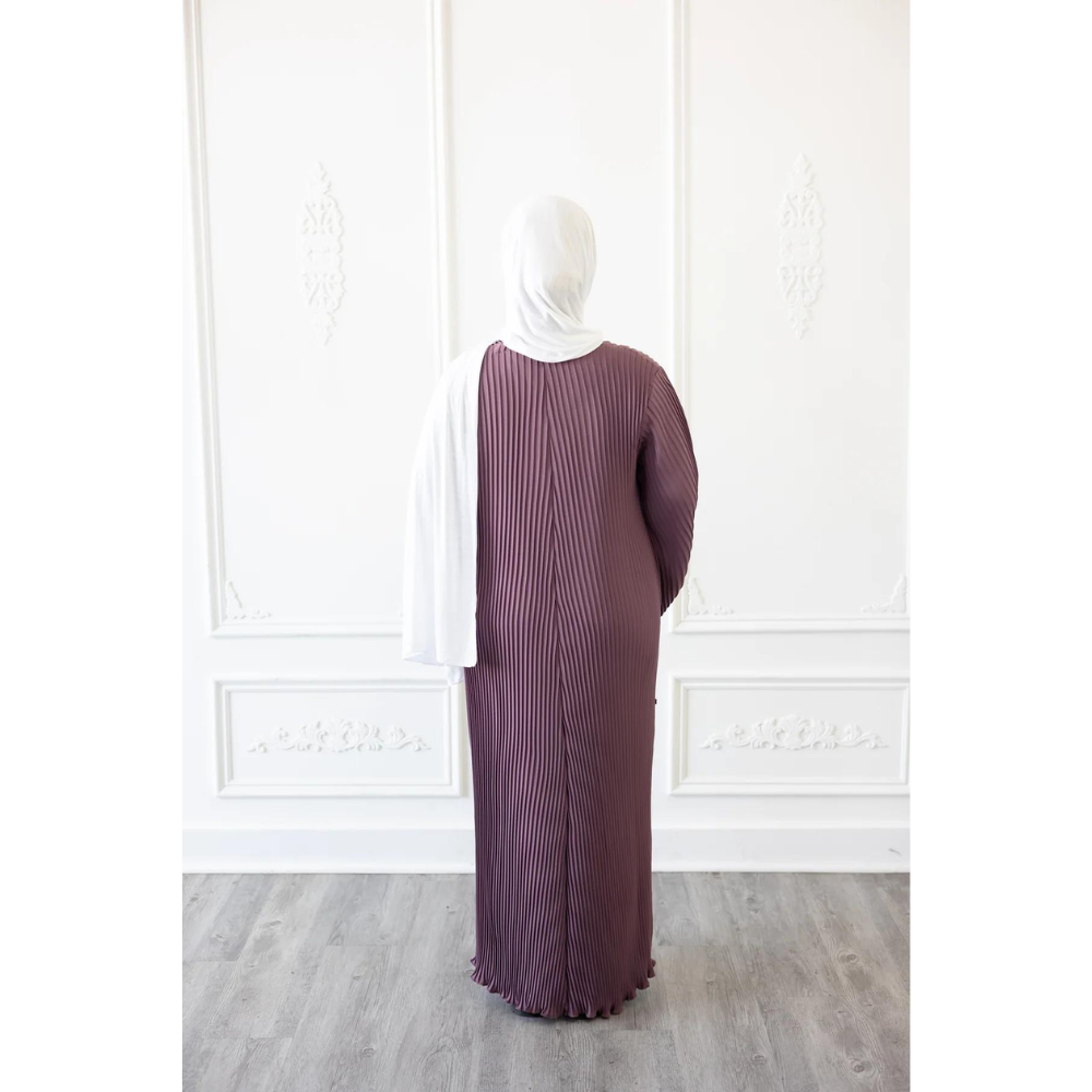 Dusty rose abaya discount