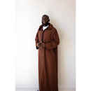 Moroccan Milifa Hoodie - Saddle Brown