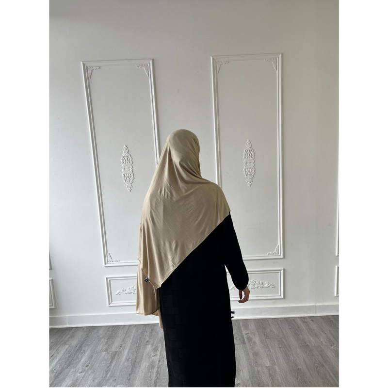 Jersey XL Hijab (Warm Ivory)