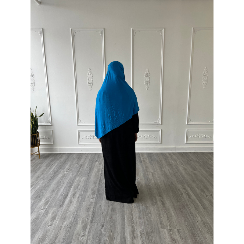 Sample Sale - Electric Blue Jersey Hijab - Photoshoot Item