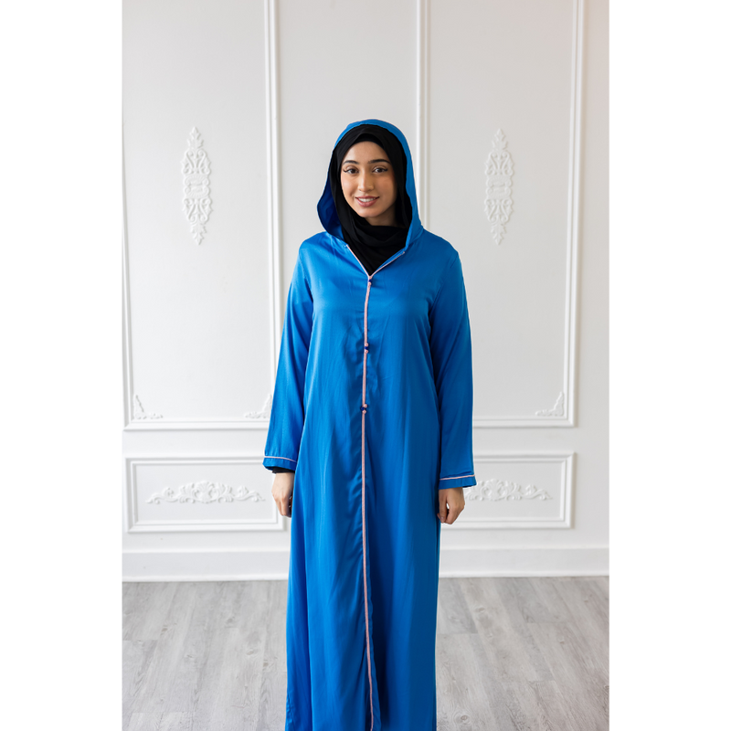 Moroccan Abaya Cerulean