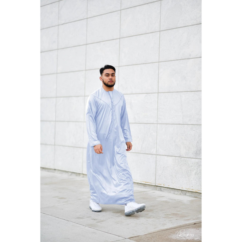Emirati Thobe (Periwinkle Blue)