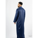 Saudi Collared Thobe (Navy Blue)