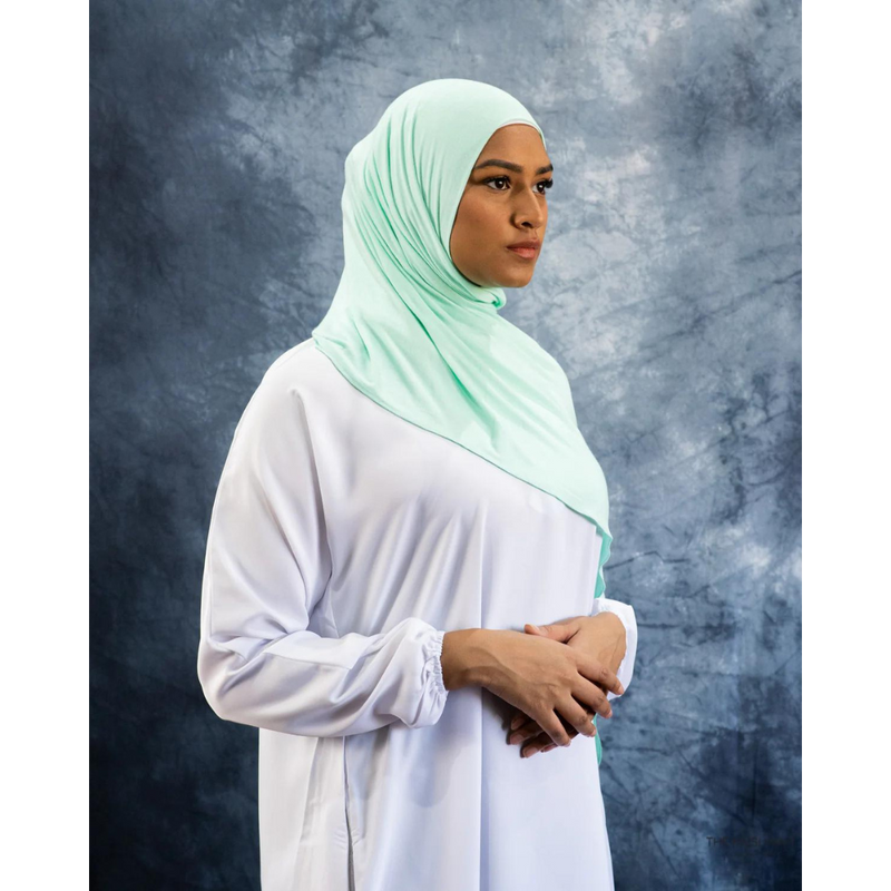 Jersey Hijab (Mint Green)