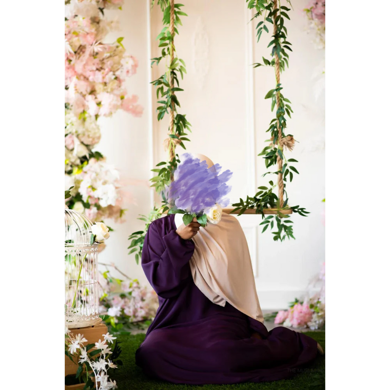 Hafsa Abaya (Eggplant Discontinued)
